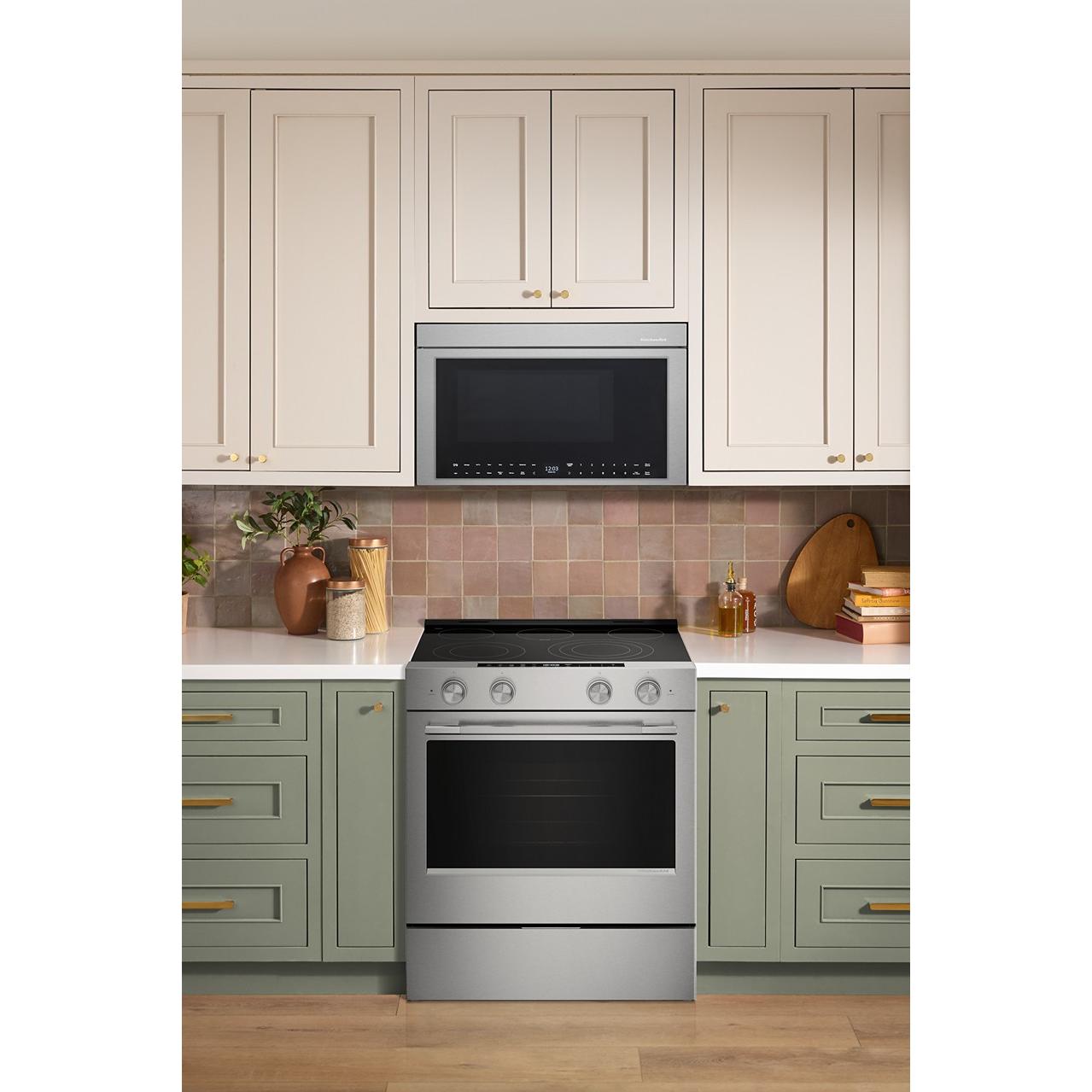 KitchenAid 30-inch Slide-in Electric Range with Wi-Fi YKSES330SPS IMAGE 10