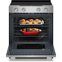 KitchenAid 30-inch Slide-in Electric Range with Wi-Fi YKSES330SPS IMAGE 2