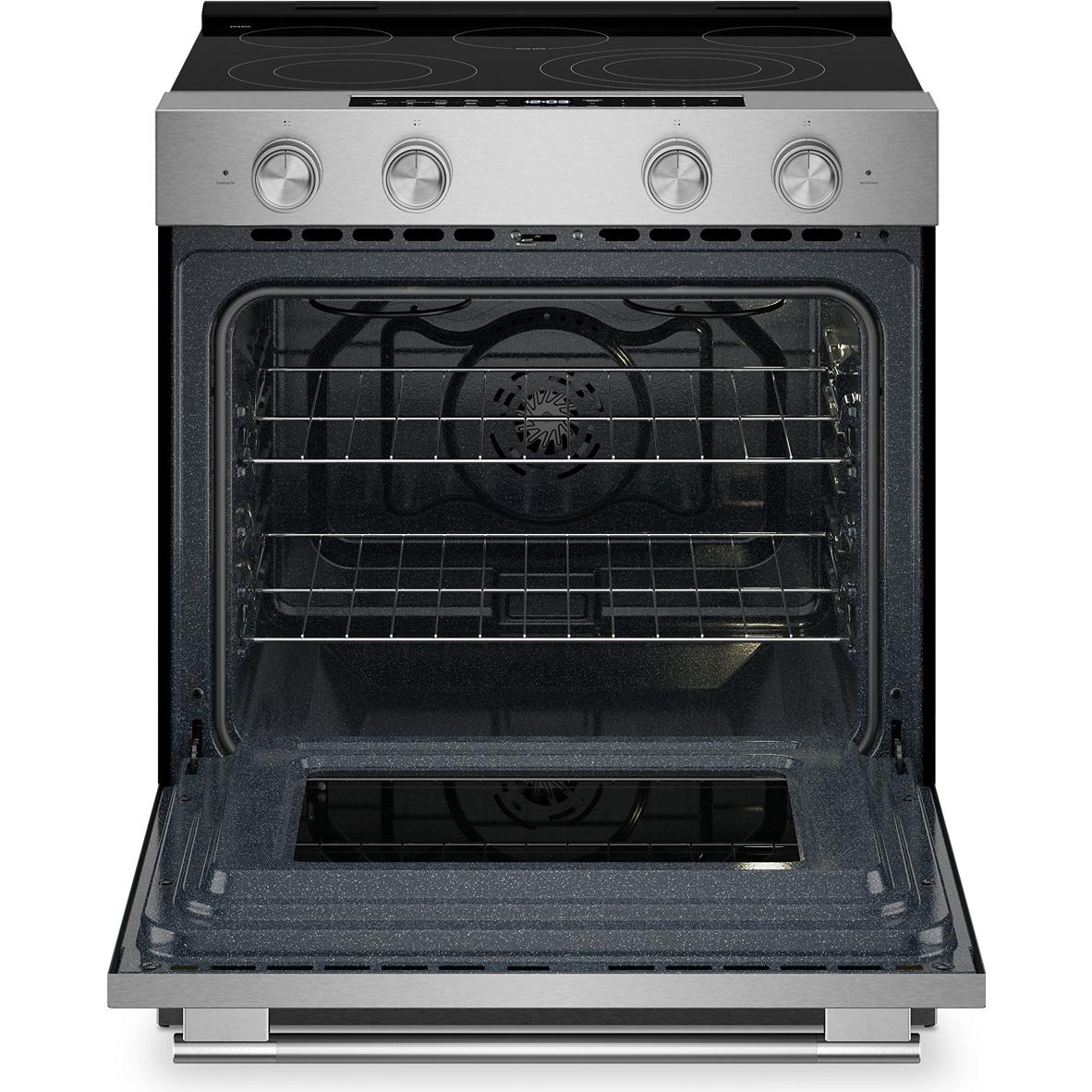 KitchenAid 30-inch Slide-in Electric Range with Wi-Fi YKSES330SPS IMAGE 3