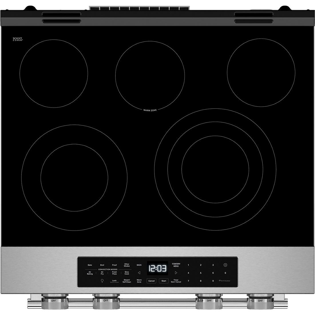 KitchenAid 30-inch Slide-in Electric Range with Wi-Fi YKSES330SPS IMAGE 7
