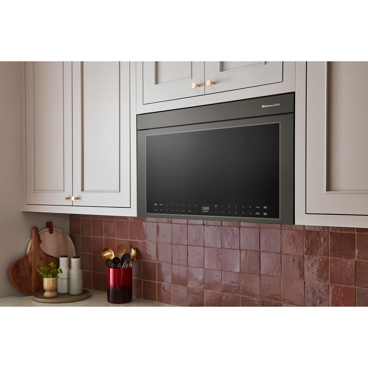 KitchenAid 30-inch, 1.1 cu. ft. Over-the-Range Microwave Oven with Air Fry Technology YKMMF530PBE IMAGE 10