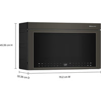KitchenAid 30-inch, 1.1 cu. ft. Over-the-Range Microwave Oven with Air Fry Technology YKMMF530PBE IMAGE 9