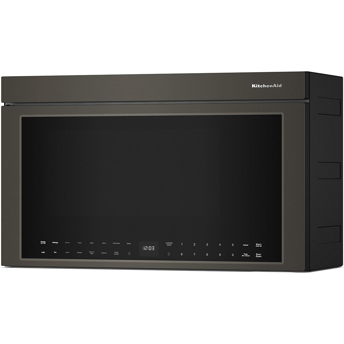KitchenAid 30-inch, 1.1 cu. ft. Over-the-Range Microwave Oven with Air Fry Technology YKMMF730PBE IMAGE 3