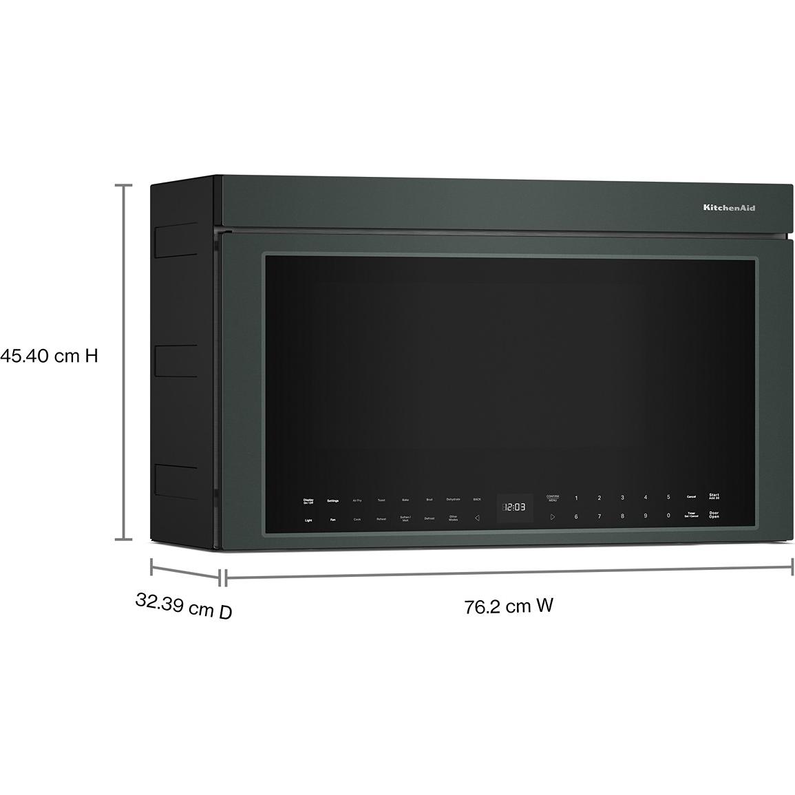 KitchenAid 30-inch, 1.1 cu. ft. Over-the-Range Microwave Oven with Air Fry Technology YKMMF730PJP IMAGE 8