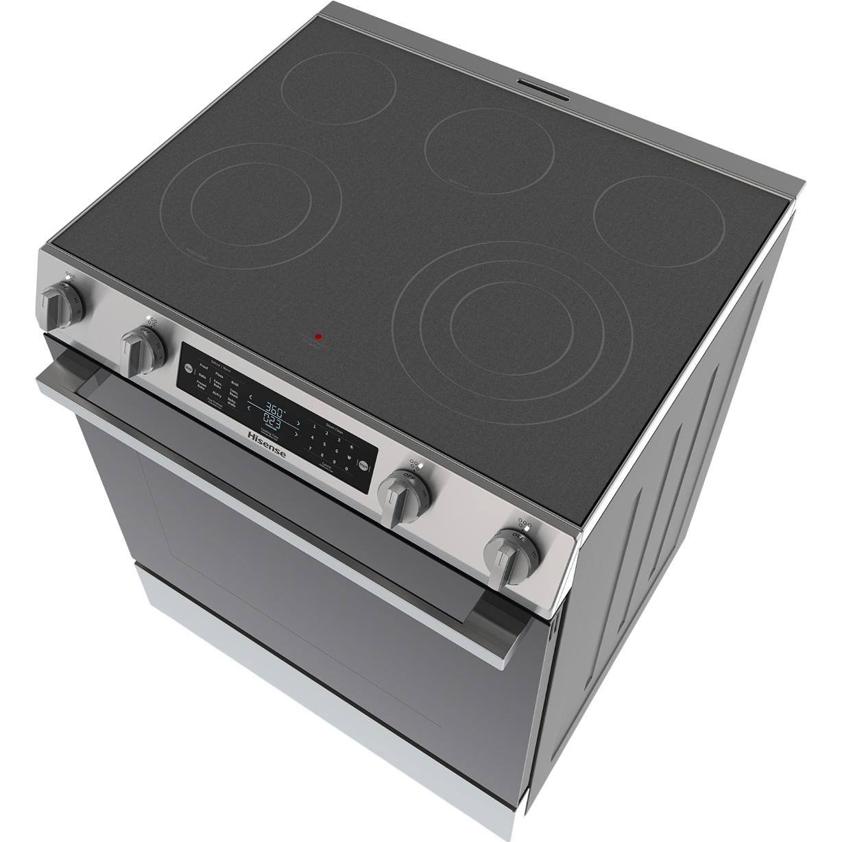Hisense 30-inch Slide-in Electric Range with Air Fry & Steam Clean HFE3502CAS IMAGE 3