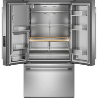 KitchenAid 36-inch French 3-Door Refrigerator with Water and Ice Dispensing System KRFF436SPS IMAGE 2