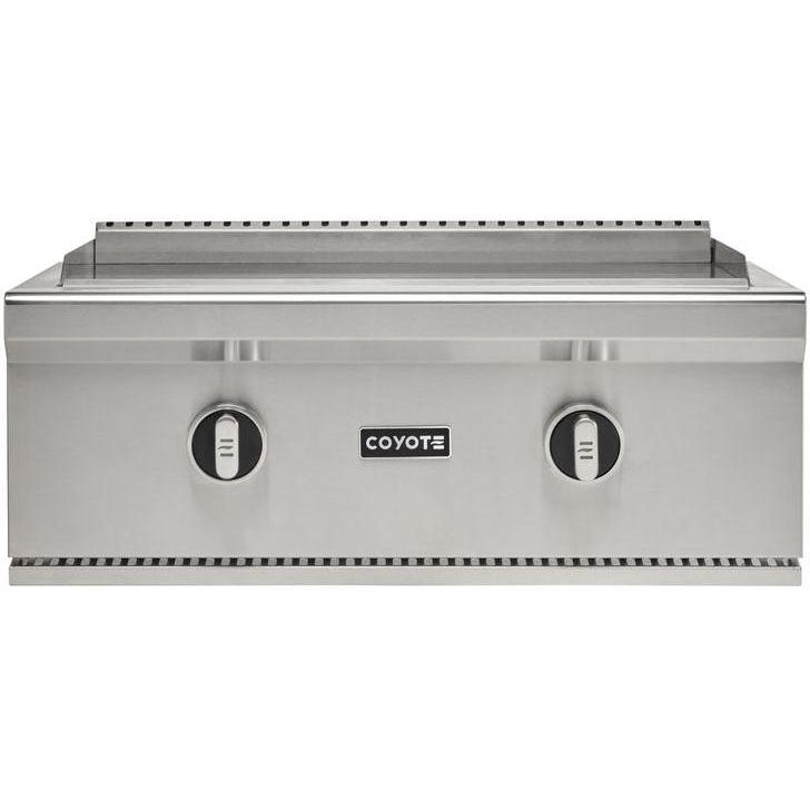 Coyote 30-inch Built-In Flat Top Gas Grill C3FTG30 NG IMAGE 1
