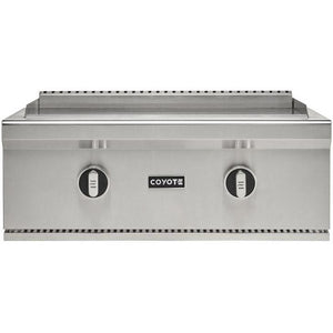 Coyote 30-inch Built-In Flat Top Gas Grill C3FTG30 NG IMAGE 1