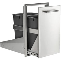 Coyote 18-inch Front To Back Trash Recycle Combo C3-FBTRC IMAGE 4