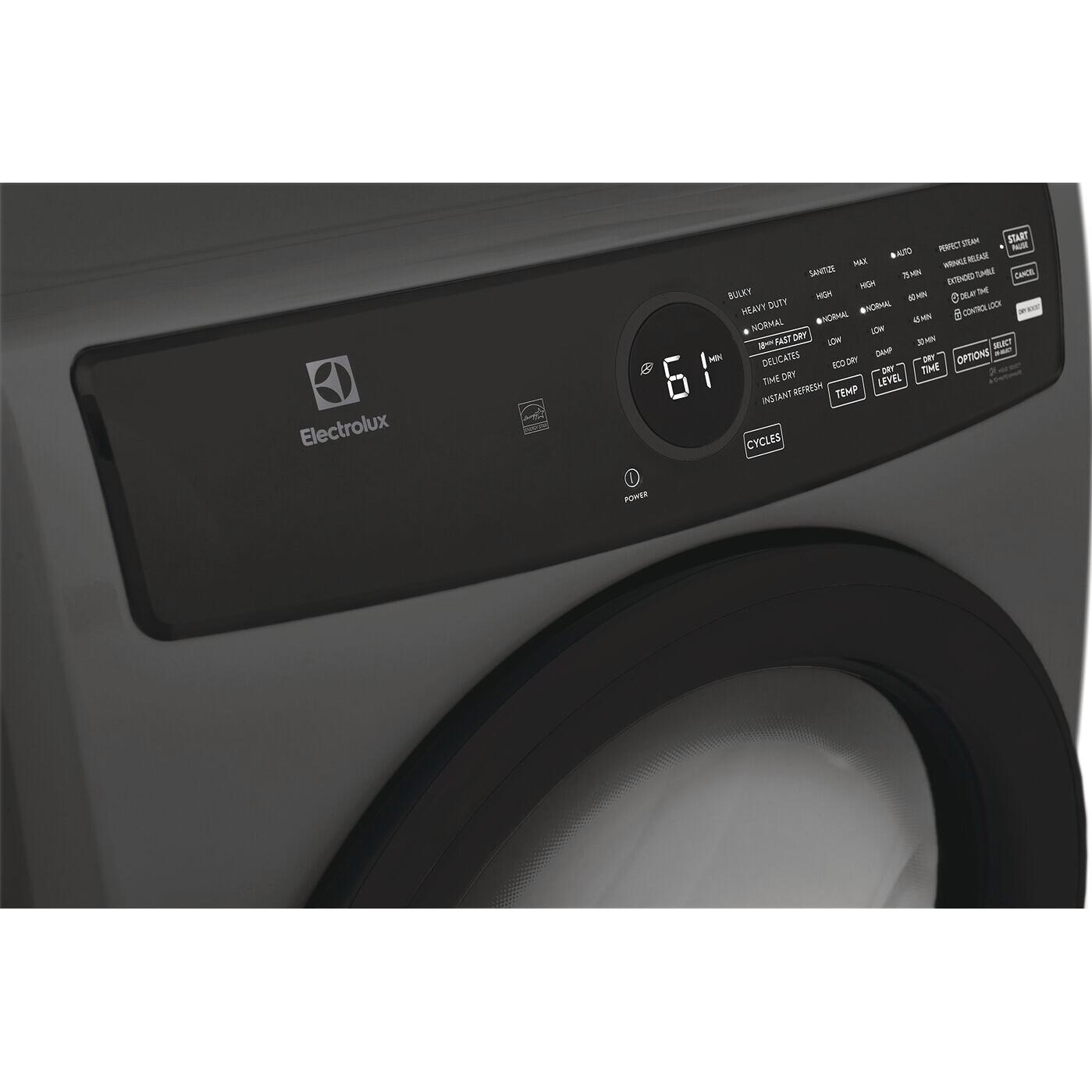 Electrolux 8.0 cu. ft. Electric Dryer with Instant Refresh ELFE743CAT IMAGE 3