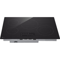 LG 30-inch Built-in Smart Electric Cooktop with 4 elements CBEW3013BE IMAGE 3