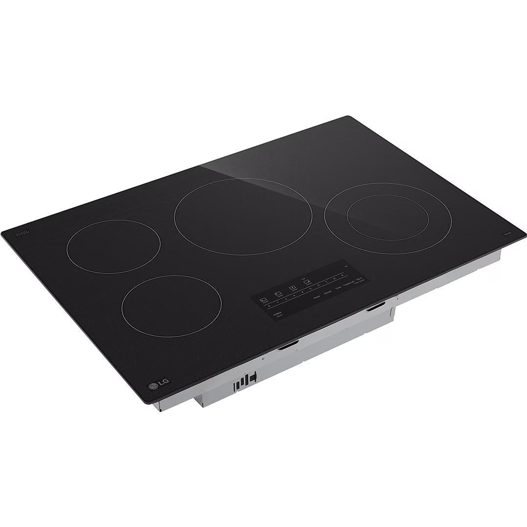 LG 30-inch Built-in Smart Electric Cooktop with 4 elements CBEW3013BE IMAGE 7