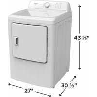 Frigidaire 7 cu. ft. Electric Dryer FLVE700CAW IMAGE 5