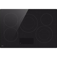 LG 30-inch Built-in Smart Electric Cooktop with 5 elements CBEW3017BE IMAGE 1