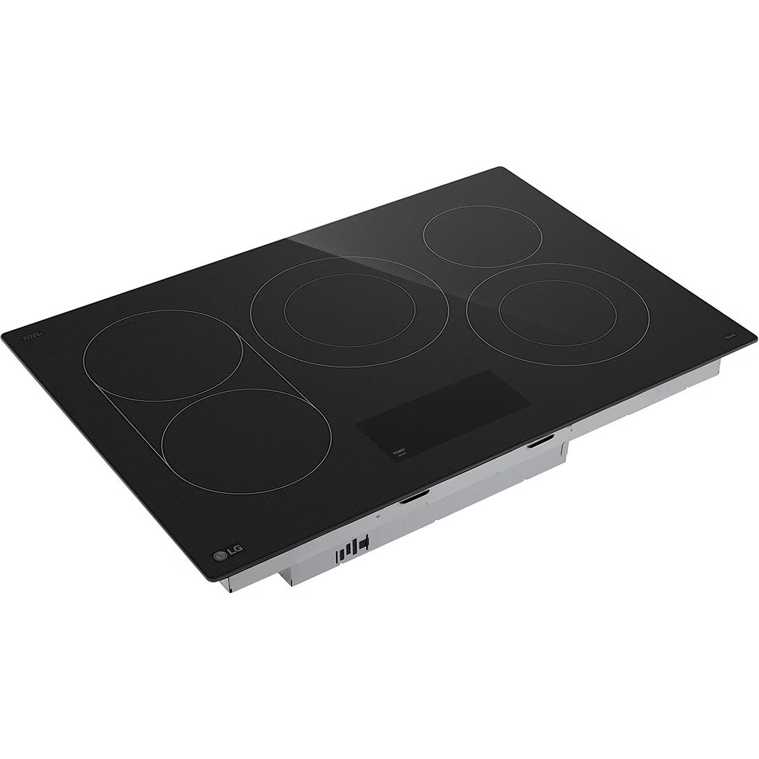 LG 30-inch Built-in Smart Electric Cooktop with 5 elements CBEW3017BE IMAGE 8