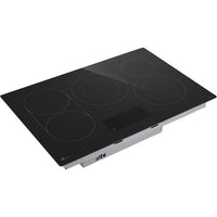 LG 30-inch Built-in Smart Electric Cooktop with 5 elements CBEW3017BE IMAGE 8
