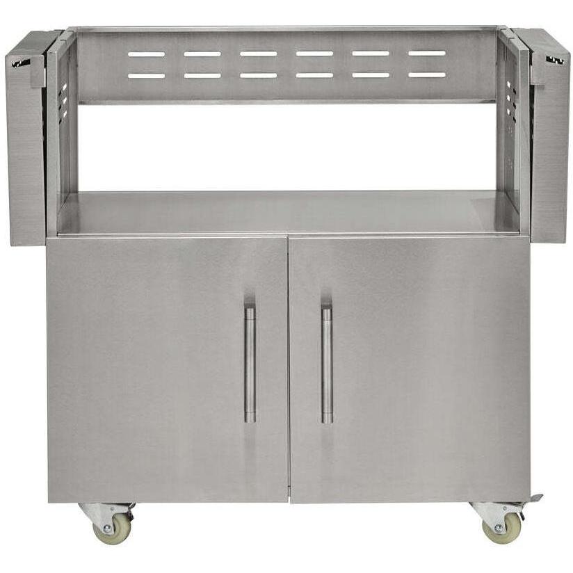 Coyote Stainless Steel Charcoal Grill Cart C3CH36CT IMAGE 1