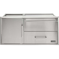 Coyote 42-inch Access Door With Storage & Warming Drawer Combo C3-CDWD IMAGE 1