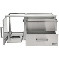 Coyote 42-inch Access Door With Storage & Warming Drawer Combo C3-CDWD IMAGE 3