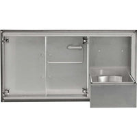 Coyote 45" Double Access Doors With Roll Out Trash C3-CDPOD IMAGE 2