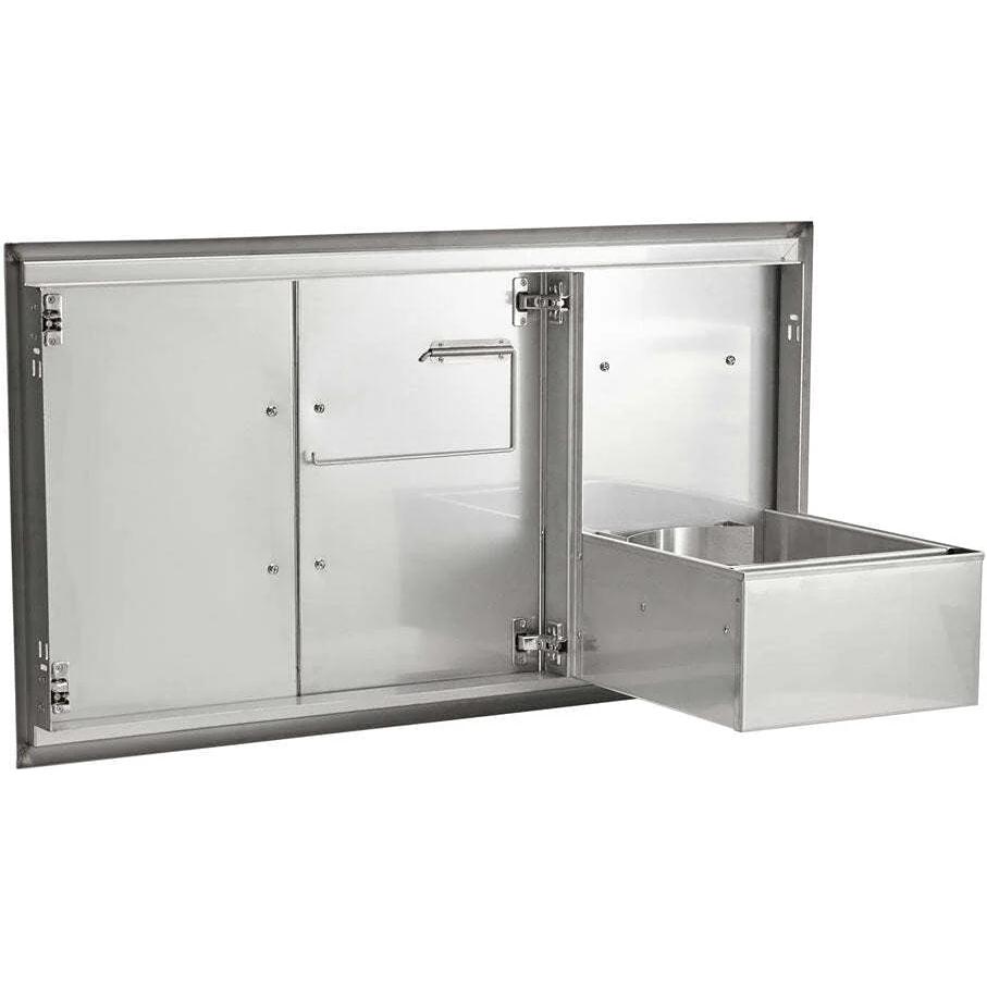 Coyote 45" Double Access Doors With Roll Out Trash C3-CDPOD IMAGE 3