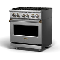 Viking 30-inch Freestanding Dual-Fuel Range with VariSimmer™ CVDR530-4BSSBB IMAGE 1
