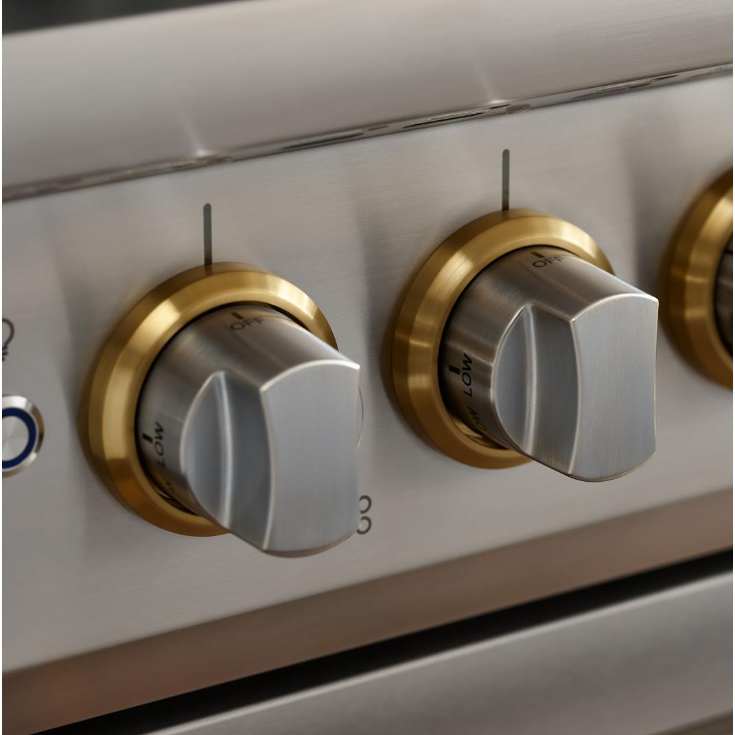 Viking 36-inch Freestanding Dual-Fuel Range with Vari-Speed Dual Flow™ Convection CVDR536-6BSSBBLP IMAGE 3