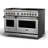 Viking 48-inch Freestanding Dual-Fuel Range with TruConvec™ Convection Cooking CVDR548-6GSSBB IMAGE 1
