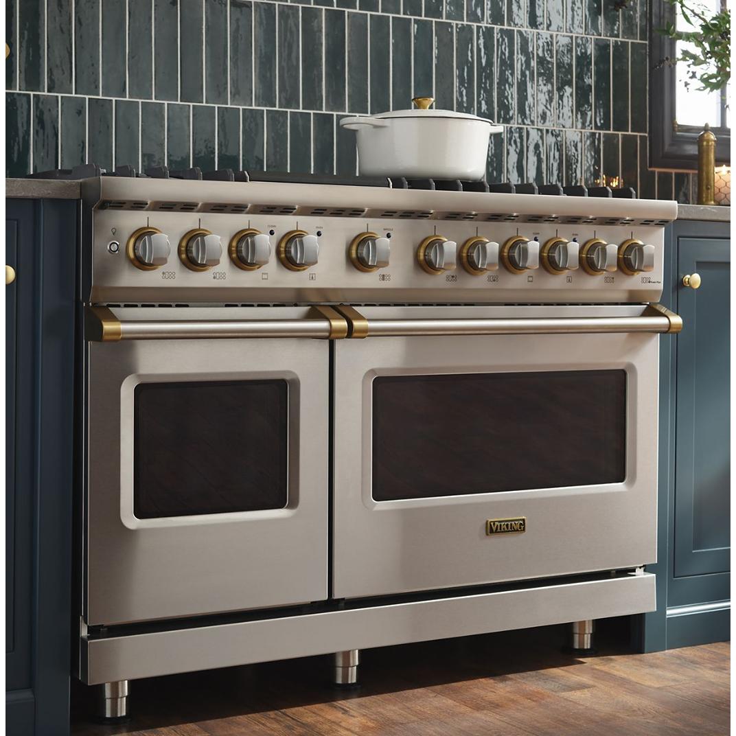 Viking 48-inch Freestanding Dual-Fuel Range with TruConvec™ Convection Cooking CVDR548-6GSSBB IMAGE 2