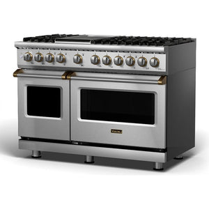 Viking 48-inch Freestanding Dual-Fuel Range with TruConvec™ Convection Cooking CVDR548-6GSSBBLP IMAGE 1