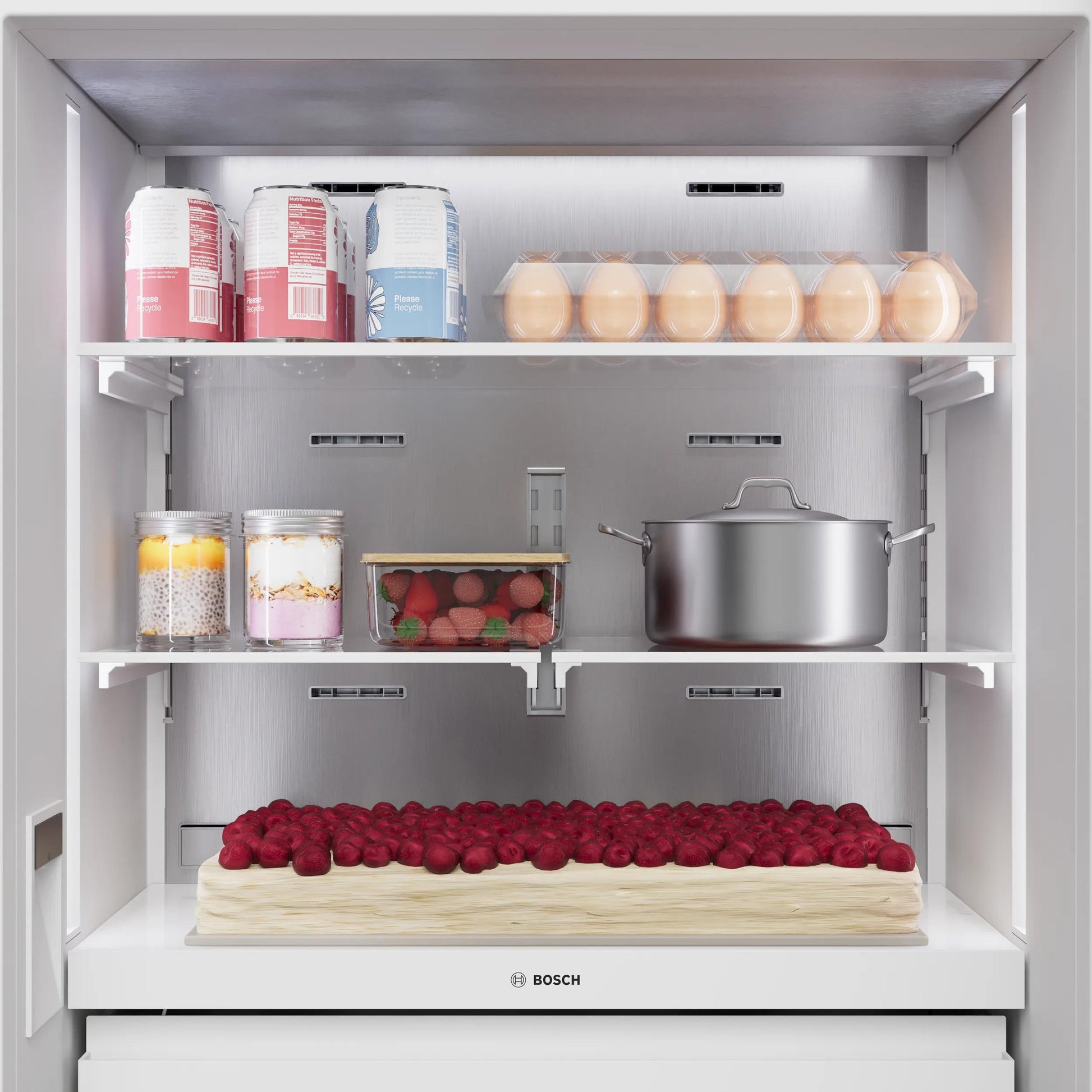 Bosch 30-inch, 16.5 cu.ft. Built-in Bottom Freezer with Wi-Fi Connect B30BB130SS IMAGE 11