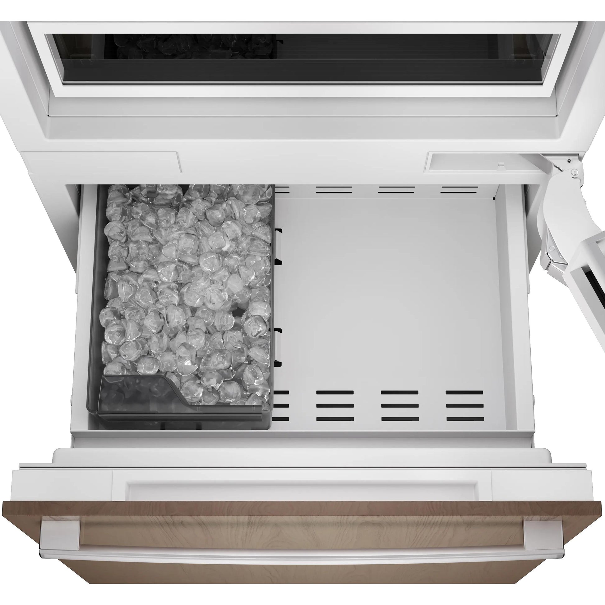 Bosch 30-inch, 16.5 cu.ft. Built-in Bottom Freezer with Wi-Fi Connect B30IB100SP IMAGE 7