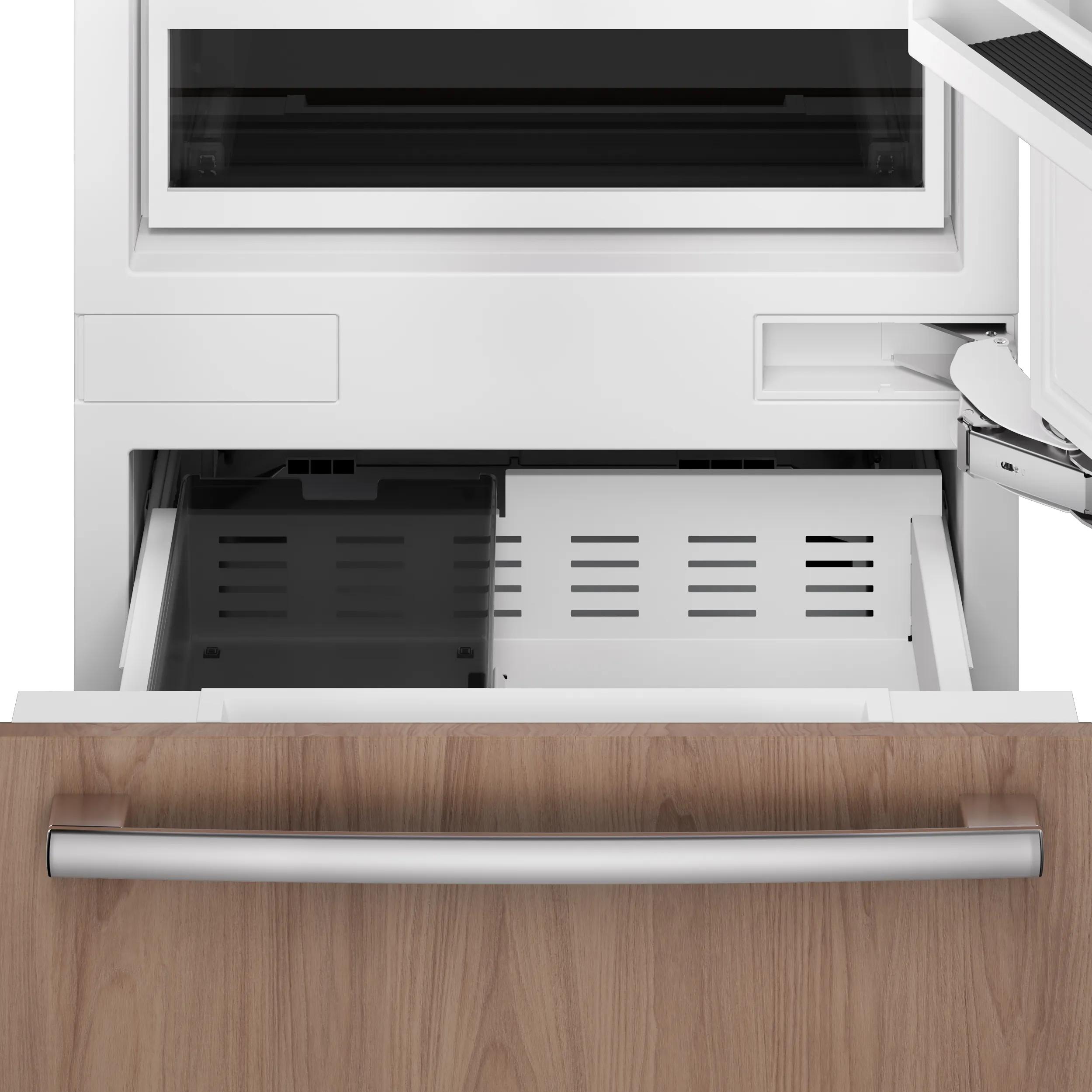 Bosch 30-inch, 16.5 cu.ft. Built-in Bottom Freezer with Wi-Fi Connect B30IB100SP IMAGE 9