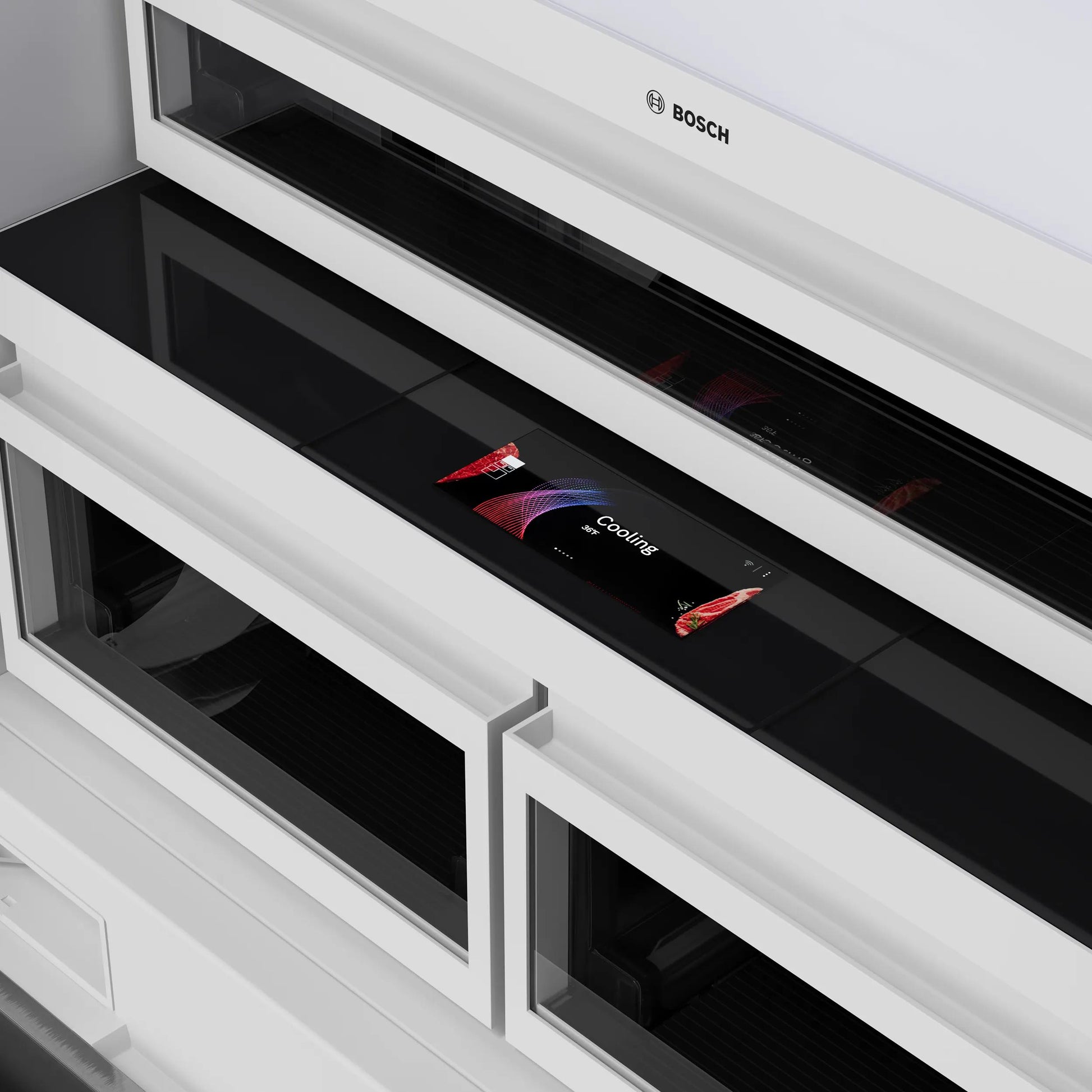 Bosch 36-inch, 20.1 cu.ft. Built-in Bottom Freezer with Wi-Fi Connect B36BT130NS IMAGE 12