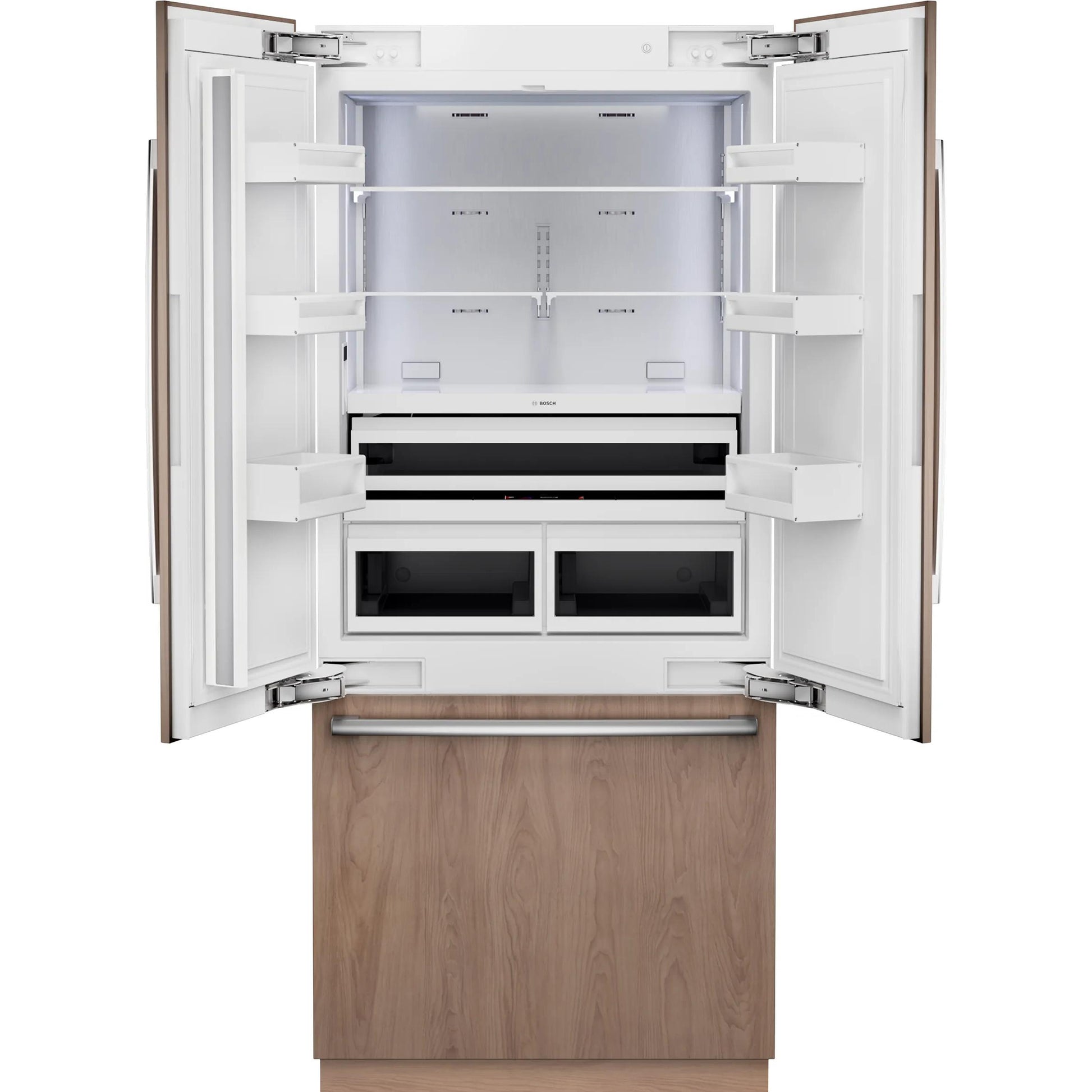 Bosch 36-inch, 20.1 cu.ft. Built-in Bottom Freezer with Wi-Fi Connect B36IT100NP IMAGE 2