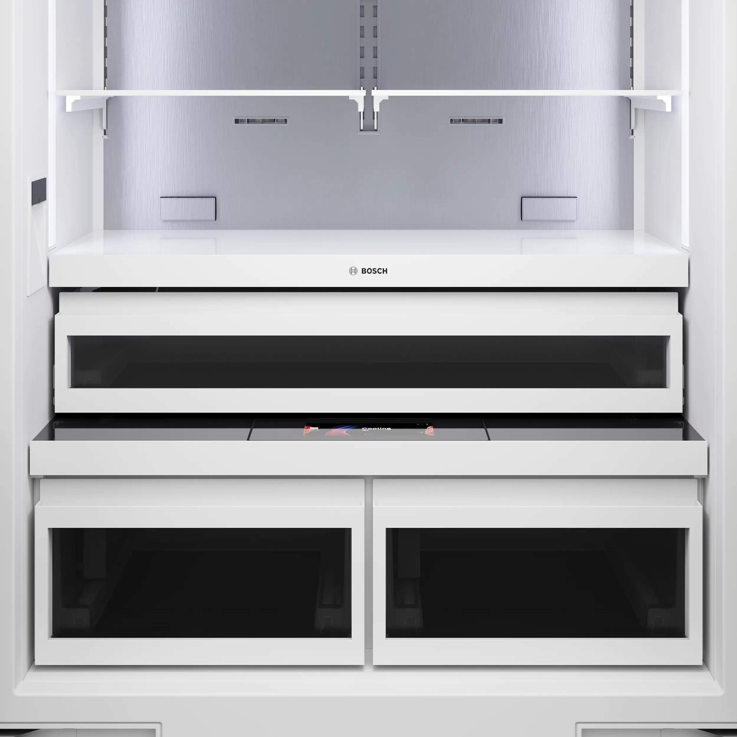 Bosch 36-inch, 20.1 cu.ft. Built-in Bottom Freezer with Wi-Fi Connect B36IT100NP IMAGE 4