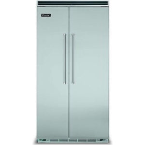 Viking 42-inch, 25.32 cu. ft. Built-in Side-by-Side Refrigerator with Ice Maker VCSB5424SP IMAGE 1