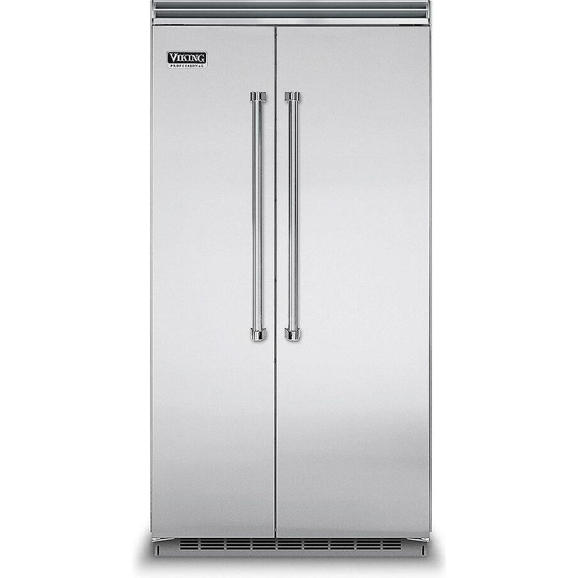 Viking 42-inch, 25.32 cu. ft. Built-in Side-by-Side Refrigerator with Ice Maker VCSB5424SS IMAGE 1