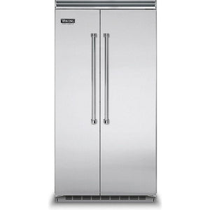Viking 42-inch, 25.32 cu. ft. Built-in Side-by-Side Refrigerator with Ice Maker VCSB5424SS IMAGE 1