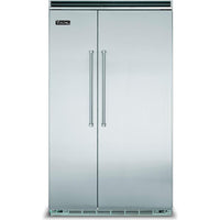 Viking 48-inch, 29.05 cu. ft. Built-in Side-by-Side Refrigerator with Ice Maker VCSB5484SS IMAGE 1