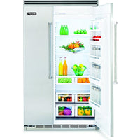 Viking 48-inch, 29.05 cu. ft. Built-in Side-by-Side Refrigerator with Ice Maker VCSB5484SS IMAGE 2