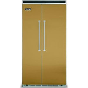 Viking 48-inch, 29.05 cu. ft. Built-in Side-by-Side Refrigerator with Ice Maker VCSB5484GH IMAGE 1