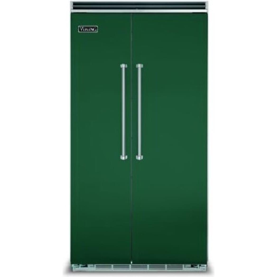 Viking 48-inch, 29.05 cu. ft. Built-in Side-by-Side Refrigerator with Ice Maker VCSB5484IV IMAGE 1