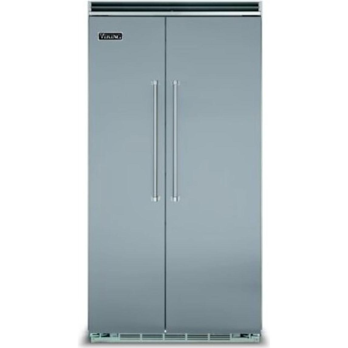 Viking 48-inch, 29.05 cu. ft. Built-in Side-by-Side Refrigerator with Ice Maker VCSB5484NS IMAGE 1