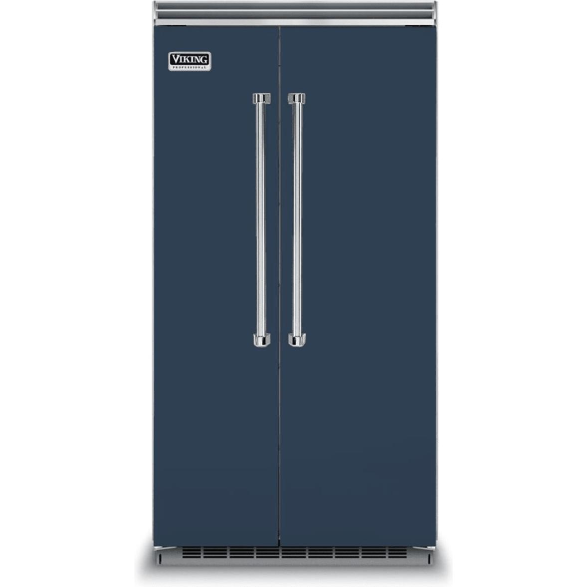 Viking 48-inch, 29.05 cu. ft. Built-in Side-by-Side Refrigerator with Ice Maker VCSB5484SB IMAGE 1