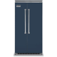 Viking 48-inch, 29.05 cu. ft. Built-in Side-by-Side Refrigerator with Ice Maker VCSB5484SB IMAGE 1