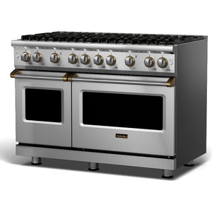 Viking 48-inch Freestanding Gas Range with VariSimmer™ VGR548-8BSSBB IMAGE 1