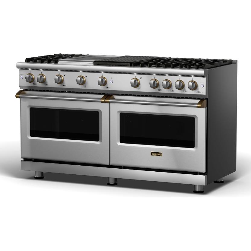 Viking 60-inch Freestanding Gas Range with VariSimmer™ VGR560-6GQSSBBLP IMAGE 1