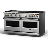 Viking 60-inch Freestanding Gas Range with VariSimmer™ VGR560-6GQSSBBLP IMAGE 1