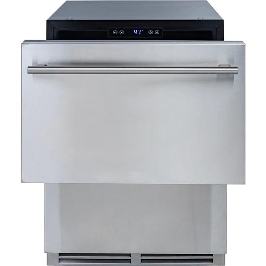Sapphire 24-inch 2 Drawers Indoor/Outdoor Refrigerator SRD243SSPR IMAGE 2